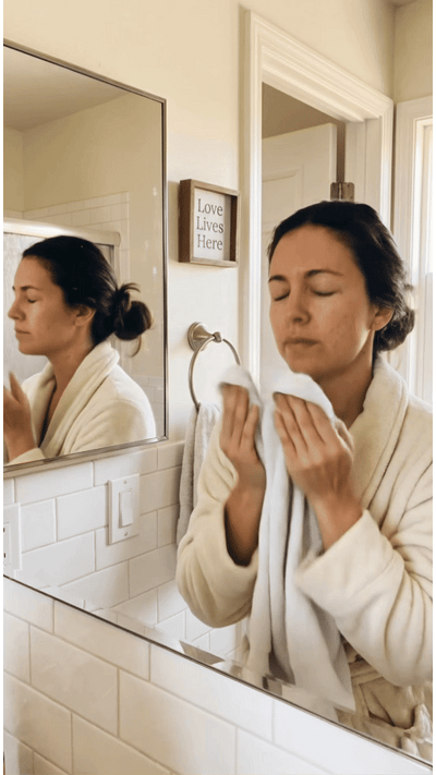 Start with a clean slate — wash your face to remove oil and buildup so the treatment works effectively.
